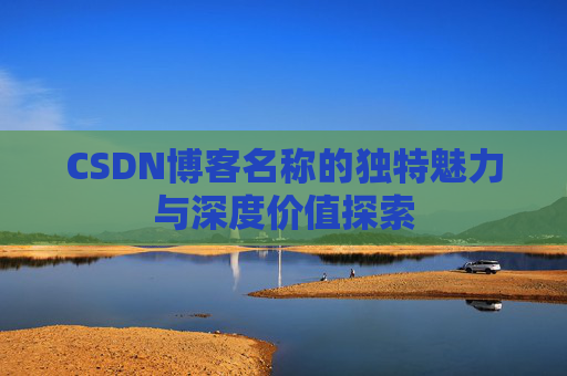 CSDN博客名称的独特魅力与深度价值探索